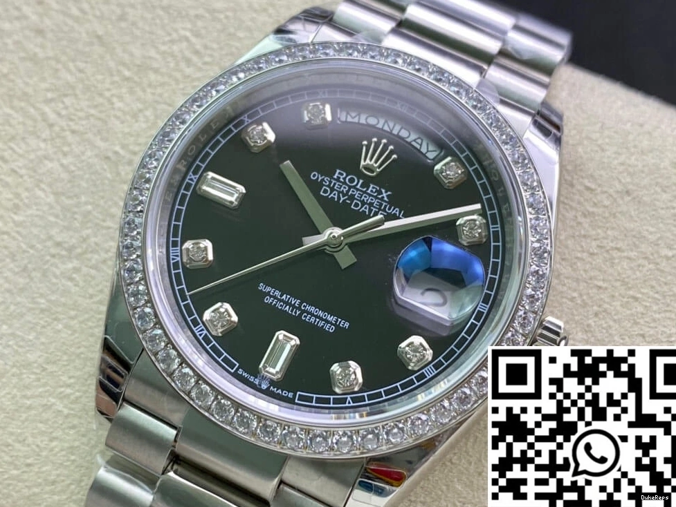 Bezel Rolex EW Diamond-set Date 36MM Day Factory 118346 0127